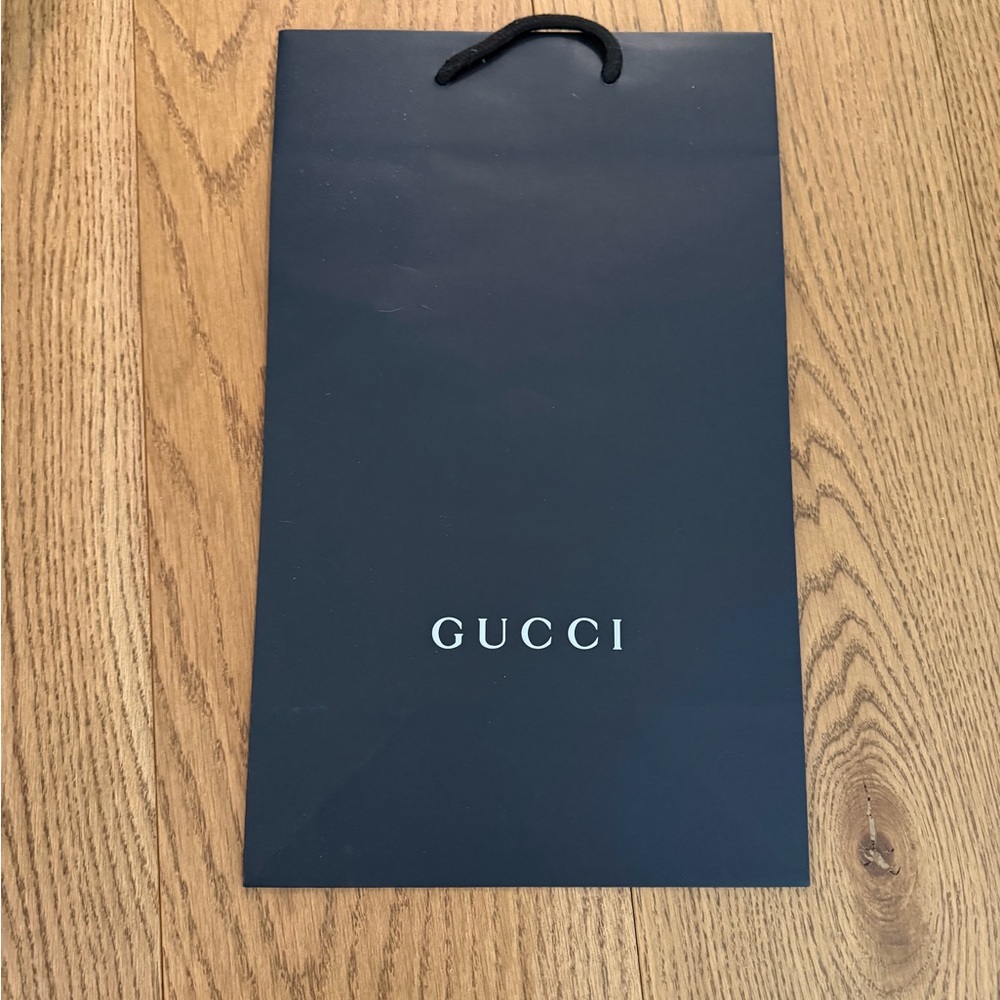 Gucci Dark Black Gift Bag